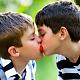 how do you kiss a boy.  
 
{!}  open mouth. 
 
{2} use your tongue. 
 
 {3}  closed mouth 
 
 {4} what ever i like to do.